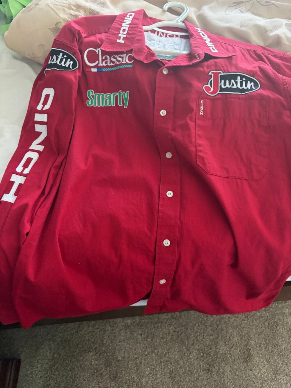 Cinch Roping Shirt – Full Embroidery – Excellent Condition
